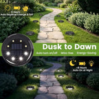 8 Pack Solar Ground Lights Uplight Sidelight 4000K Driveway Lights - Image 4