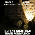 12V LED Outdoor Landscape Spotlights Black 2 Pack - Image 3