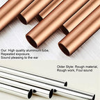 Wind Chimes 90cm Copper Wind Chimes Outdoor Living Yard Tubes Bells Garden Decorations Metal WindChimes 18 Tubes BellsHanging Home Decor (Color : Silver) - Image 5