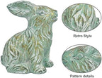All Chic Bunny Decor Garden Statue Cement Rabbit Statue for Home Garden Indoor Outdoor Statues for Yard,Front Yard Decor,Easter Rabbit Figurines - Image 3