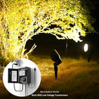4 Pack - Malibu 9604 Flood Light Low Voltage Landscape Lighting - 20W 145 Lumens Halogen Malibu Outdoor Lights 2800K with Stake Connector - Image 5