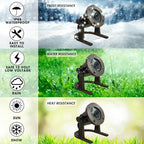 Underwater Light 172 - Solid Brass Underwater Pond Lights LED Submersible Waterfall Pool Pond Fountain Lighting Long Lasting IP 68 Waterproof Lighting with Connectors (No Bulb) - Image 3