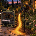 Solar Dragon Garden Stake Lights, Fire Breathing Dragon Decor for Backyards，#1PC by Unknown