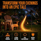 Solar Dragon Fire Garden Light,2027 New Gothic Winged Dragon Stake Light - Image 6
