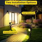 T-Sun 2-in-1 Solar Spotlights Outdoor Waterproof, Warm White, Dusk to Dawn - Image 6