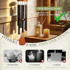 37 Inch Memorial Wind Chimes, Sympathy Gifts - Image 6