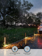LEONLITE 4-Pack 5CCT Low Voltage Landscape Lights, 12-24V, ETL, IP65 - Image 6
