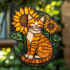Positive Cat Acrylic Suncatcher by AVAGAN