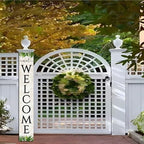 Unwelcome Porch Sign Go Away For Front Door Wooden Vertical Standing Hanging Decorations Spring Summer Farmhouse Outdoor Yard Housewarming Present 8x48inch - Image 7