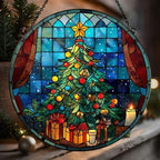 Christmas Tree Colorful Ornaments Hanging Acrylic Suncatcher - Image 5