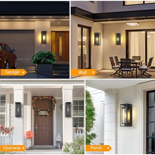 15" Outdoor Wall Lights 2 Pack Large Exterior Lighting Fixtures - Image 7
