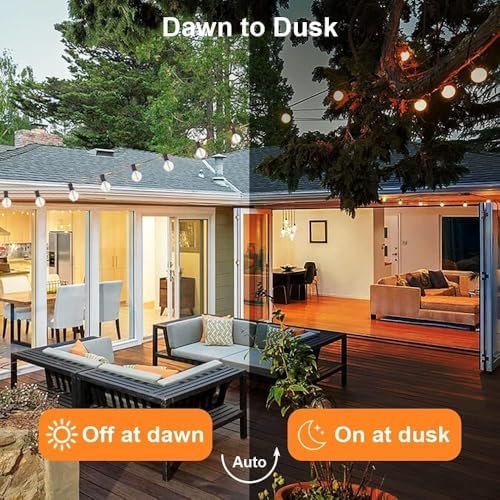 SUNTHIN 100FT Solar String Lights, USB Rechargeable Patio Lights - Image 6