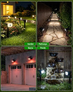 TECKNET Solar Lights Outdoor Waterproof,Solar Spot Lights,108 LED,4 Pack - Image 7