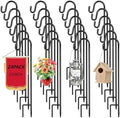 24 Pack 25 Inch Shepherds Hooks Outdoor Metal Garden Hook for Hanging Plant by Hicarer