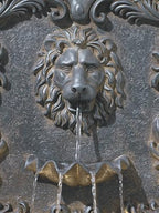 Royal Lion Acanthus 50" High Outdoor Indoor Large Fountain with LED Light - Image 3