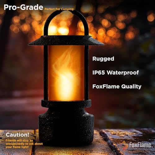 FoxFlame Bluetooth Outdoor Speaker, Patented Fire Effect, 13 Color Options - Image 5
