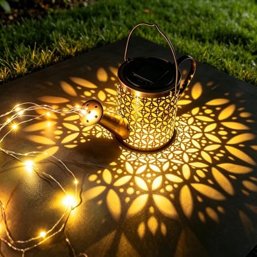 Solar Watering Can Lights, Solar Lights Outdoor Decor, Garden Decor Lights - Image 5