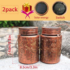 Dragonfly Outdoor Solar Lantern 2pack Waterproof - Christmas Gifts for Outside Lights, Garden Decor for Balcony, Yard and Deck, Gardening Decorations Gifts for Women Mom (Dragonfly 2pack) - Image 4