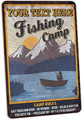 Personalized Fishing Sign Fishing Camp Lake House Décor Custom Fishing Décor Boys Room Rustic Cabin Décor Man Cave Funny Fishing Décor 108122002067 by ChicoCreekSigns
