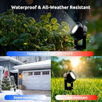 VTimes 8pcs Smart RGBW Landscape Lights IP65 Waterproof Outdoor SpotLights - Image 6