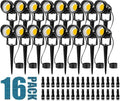 SUNVIE LED Low Voltage Landscape Lights with Spike Stand & Connector 16Pack by SUNVIE