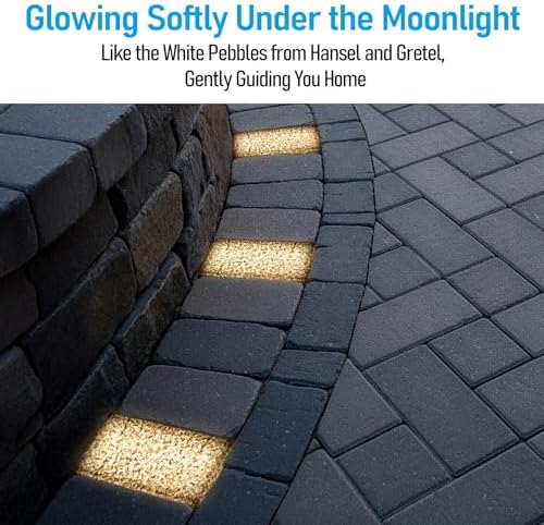 LEONLITE 4-Pack 7 Inch LED Hardscape Lighting, 12-24V AC/DC, 3W/4W/5W Dimmable, 2700K Soft White Bundle 4-Pack 5CCT LED Paver Light 4 x 8 Inch for Pavers, 12-24V Low Voltage, Waterproof IP67 - Image 6