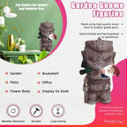 Funny Guy Mugs Garden Gnome Statue - Tiki and A Gnome - Indoor/Outdoor Garden Gnome Sculpture for Patio, Yard or Lawn - Image 3