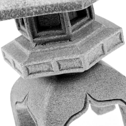 Miniature Pagoda Model Sandstone Outdoor Ornament for Planters Xmas - Image 3