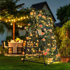 unho Garden Trellis for Climbing Plants with Tough Nylon Netting, 6ft Tall Sturdy Rustproof Metal Plant Support Tower for Vegetable Fruit Vine Cucumber Garden Lightweight，Outdoor - Image 6