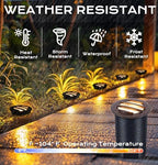 CLOUDY BAY [6 Pack] 9W Low Voltage Landscape Lights,LED Well Lights,Grated Top,12V-24V Waterproof Outdoor,2700K/3000K/3500K/4000K/5000K In Ground Lights for Fence Pathway Deck,Bronze - Image 7