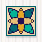 BQ040 - Barn Quilt - 6 Sizes - Bright Colors - Head-Turning Colorful Curb Appeal - Premium Quality Lasts for Years & Years (34" x 34" 1 Sided) by SignStuffInc