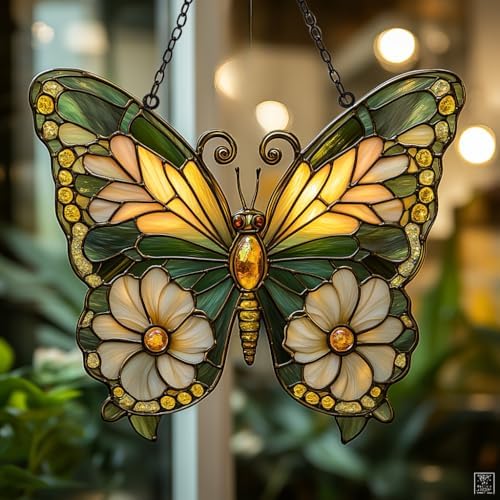Daisy Monarch Acrylic Suncatcher by AVAGAN