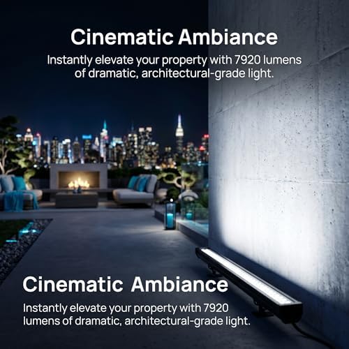 72W Wall Washer Light 40'' 6000K 120V IP67 Waterproof Plug-in - Image 4