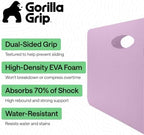 GORILLA GRIP® Extra Thick Foam Kneeling Pad for Gardening, 17.5x11 Purple - Image 2