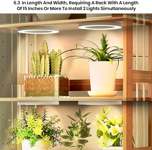 Mosthink 6.3" Ceiling Grow Lights for Indoor Plant Full Spectrum - Image 2