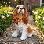 12.6" Beagle Dog Statue Garden Puppy Sculpture Gift Brown by Unknown