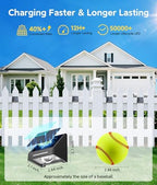 KOOPER Solar Fence Lights Outdoor Waterproof 10 Pack, Solar Fence Lights with Ultra-Bright LED Lens, 10 Modes & 9 Colors Outdoor Solar Lights for Fence, Backyard, Railing, Patio, Wall, Step, Deck - Image 2