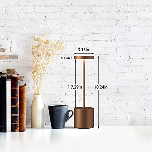 TBBGA LED Cordless Table Lamps Set of 2, 5000mAh Rechargeable Table Light - Image 2