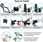 iCreating 100Pack Low Voltage Wire Connector, Landscape Lighting Connectors Waterproof for 12/2 14/2 Gauge Cable Low Voltage Connector for Outdoor Path Lights Spotlights In-Ground Lights - Image 3