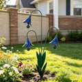 Triple Bluebells Garden Stake by Boniuluc