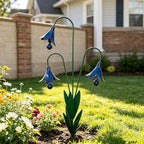 Triple Bluebells Garden Stake by Boniuluc