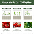 Vego Garden 8.0ft Long Tomato Metal Frame Trellis, Garden Trellis for Climbing Plants Like Cucumber Beans Tomatoes & Vines, (Garden Beds Not Included) - Image 7
