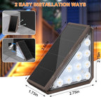 AUDLES Solar Stair Lights,12 Pack Warm White Step Lights Outdoor Waterproof - Image 4