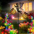 HELESIN Solar Watering Can Lights Outdoor,Fairy Stake with 2 Cans by HELESIN