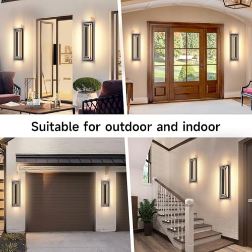 Dusk to Dawn LED Long Outdoor Wall Light Fixtures,23.6 in,36W - Image 5