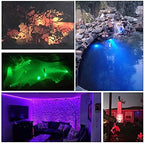 SHOYO Pond Lights, Color Changing Spotlights with Timer, Submersible Fountain Lights Memory Dim Adjustable IP68 Waterproof Underwater RGB for Outdoor Garden Yard Lawn Water Pond Fountain, 4 in Set - Image 2