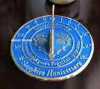 45th Anniversary Sundial Wedding Memorial Gift for Love Ones 8 inches Home and Garden Decor - Image 4