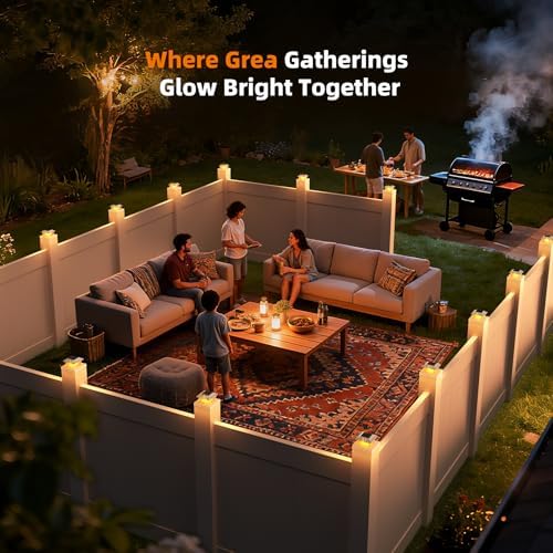 Solar Post Cap Lights, White, 4x4/5x5, 6-Pack - Image 7