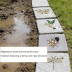 Stepping Stones for Garden Decor, Handcrafted Outdoor Path Accents, Decorative Commemorative Pebble Path Stones for Courtyards and Lawns - Image 7