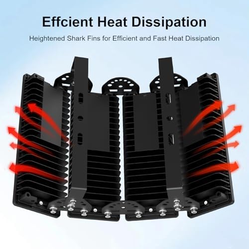 Kekeou 400W LED Stadium Lights 56000LM Arena Field Flood Light 6500K - Image 6